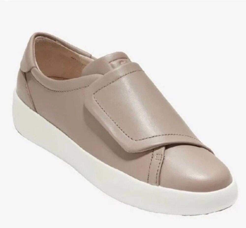 Cole Haan Sneakers Women’s 6B GrandPro Flatform Monk Beige/White Tennis Shoes